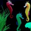 Dekorationer akvarium Artificial Luminous Lionfish Fish Tank Landscape Silicone Fake Fish Floating Glow in Dark Prydament Home Decoration 231019