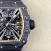 SUPERCLONE Rm12 Actieve Tourbillon-horloges Polshorloge Designerhorloge Zwitsers standaard Tourbillon-uurwerk Rm12-01 Titanium Keramiek Koolstof35 Montres de luxe