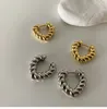 Polsino dell'orecchio in ottone con oro 18k dimensioni carine orecchini a forma di cuore gioielli da donna partito boho t show abito runway party raro coreano Giappone trendy 231019