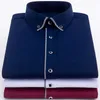 Camisas casuales para hombres Moda Cuello alto Manga larga Slim Fit Suave Cómodo Vestido social Camisas Hombres Fiesta Boda Hombre Esmoquin Camisas blancas 231018