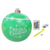 Christmas Decorations Large Light Up Pvc Inflatable Ball With Rechargeable Led Remote Control Outdoor Decorative Drop Delivery Home Dhpqa