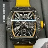 SUPERCLONE Rm12 Active Tourbillon Montres Montre-bracelet Montre de créateur Swiss Standard Tourbillon Mouvement Rm12-01 Titane Céramique Carbon295 Montres de luxe