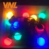 Decorações de Natal VNL IP65 LED Globe G50 Multicolor Bulb String Conectável Ao Ar Livre Luzes Coloridas Para Casamento Garland Party 231018