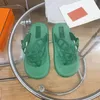 Designer Sandals Women Groon Sandal Beach Sliper Magic Ape cinghie trapunte Flat Women Slides Outdoor Slide Slipper Platform 0402