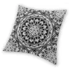 Housse de coussin Mandala à géométrie sacrée, taie d'oreiller géométrique, fleur de vie, pour salon, à la mode, décoration de maison