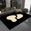 Carpet Frenchstyle Living Room Light Luxury Sofa Tea Table Modern Minimalist Geometry Bedroom Rug Balcony Cloakroom Vanity Rugs 231019