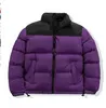 Homens jaquetas de inverno jaqueta de algodão de penas de ganso com zíperes letras impressas jaqueta puffer outwears inverno blusão casaco mangas compridas bordado