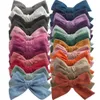 Hair Accessories 10pcsLot Soft Cotton Linen Fabric Bow clips Schoolgirl Sailor Clips Baby Girls 231019