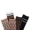 Women Socks Classic Color Fashion Letter Pattern Hosiery Medium Stockings Casual Womens Underwear246a