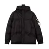 Stone Winter New Metal Nylon Down Coat Men's and Women's bekväma och varma mångsidiga bomullsjacka L