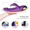 Vibromasseur lapin vibrateur automatique gode à poussée rotatif GSpot stimulateur de Clitoris jouets sexuels féminins pour femmes adultes 231018