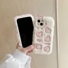 Cell Phone Cases Apple 14pro Plush Phone Case Cartoon TPU Love Cat Embroidery Autumn and Winter Suitable iPhone 15 CaseL2310/16