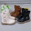 Stiefel 2023 Mädchen Bogen Kinder Mode Schnalle Kühle Feste Farbe Kleinkind Schuhe Kinder Casual Vielseitige Frühling Einfache 231018