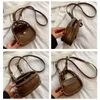 Evening Bags Fashion Designer Mini Shoulder Solid Color Black Brown Pu Leather Cross Body Earphone Lipstick Small Storage 231019