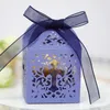 Present Wrap Hollow Out Cross Candy Box European Festival Wedding Chocolate Holder Tack