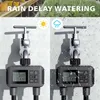 Bewateringsapparatuur Groot scherm Irrigatiecontroller Buiten 2 zones Programmeerbare tuinwatertimer Automatisch systeem 231019