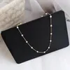 Chic Neck Chain's Women's Jewelry Pearls Chocher Necklace Oro Color on the Neck Collar a ciondolo per ragazze Accessori per Chocker da sposa da sposa