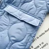 Women's Down Parkas Unizer2023 Autumnwinter Fashion Casuary Blue Loose Versatile Zipper Jacket Lightweight Cotton Coat 231018