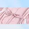 Satin Lace Pajamas Set Women 5PC Strap Top Pants Sleepwear Sleep Suit Spring Autumn Pyjamas Home Wear Nightwear Robe Gown MXXL3926276