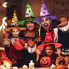 Cadılar Bayramı Oyuncakları 5-20 Cadılar Bayramı Dekorasyon Cadı Şapkası LED Işık Halloween Cadı Şapkaları Çocuklar İçin Partisi Cadılar Bayramı Dersleri Açık Ağaç Asma Süsler 231019