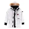 GOOSE Down Jacket 08 Expedption Femmes et Hommes 08s Col en Fourrure de Loup Longueur Moyenne Hiver Nouveau Style Canadien Surmonté Vêtements Épais