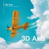 航空機modle wltoys xk a160 J3 RC飛行機RTF EPP RCブラシレスモーター飛行機フォームプレーン3D6Gシステム650mmアダルトギフト用ウィングスパンキット231018