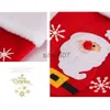 Dekoracje świąteczne Dekoracja choinki dziecięca torba na cukierki Snowman Deer Pocket Fabric Święty Mikołaj Claus Deer Socks Pendant Fabric Dekoracja domu x1019