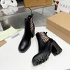 Mode luxe designer dameslaarzen winter korte laarzen Klassieke dames Martin Boots 6 inch enkellaarsjes 7,5 cm dames sexy hoge hak laarzen groot formaat 41 met dozen