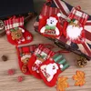 Christmas Decorations Christmas stockings candy bags gift bags Christmas trees socks pendants Merry Christmas and Happy New Year x1019