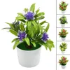 Faux Floral Verdure Réaliste Fleurs Artificielles Plante Pot Extérieur Bureau À Domicile Décor Cadeau Fausse Fleur Pour La Cérémonie De Mariage Bouquet De Jardin 230819