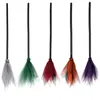 Andra evenemangsfestleveranser 5 färger Halloween Witch Decor Broom Props Children Gifts Led Light Gaze Decoration 230819