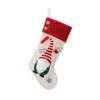 Juldekorationer Personliga julstrumpor Faceless Doll Christmas Socks Anpassade jul godisstrumpor Anpassade namn Christmas Socks X1019