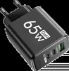 Caricatore USB C da 65 W GaN Caricatore a ricarica rapida PD Carica rapida 3.0 da parete per adattatore telefonico per iPhone Xiaomi 13 POCO Samsung Oneplus