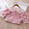 Kurtki dla dzieci jesień 2023 Girls Top Baby Clothing