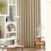 Curtain Modern Blackout Curtain For Bedroom Beige Color Girl Curtians For Living Room Window Treatment Drapes High Shading 85% Custom 231019