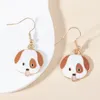 Dangle Earrings SANSANGO 1PAIR Colorful Enamel Puppy Dog Drop For Women Fashion Animal Dangling Girls Jewelry Party Gift