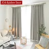 Curtain Linen Texture 100% Blackout Curtains for Bedroom Long Living Room Window Curtains Thermal Insulated Blinds Curtain Panels Drapes 231018