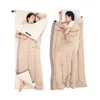Schlafsäcke Bequemer Baumwollschlafsack Ultraleichter Outdoor-Camping-Schlafsack für Erwachsene, waschbar, Schlafdecke 231018