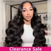 Synthetic Wigs HD Transparent 13x4 13x6 Body Wave Lace Front Human Hair Wigs Glueless Preplucked Wigs Human Hair Ready To Wear 4x4 Closure Wig Q231019