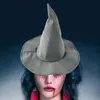 Halloween Toys Halloween Witch Hats Witch Party Costume Accessory Grey Hanging Wizard Hat Floating Porch Yard Decoration 231019