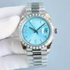 Diamantuhr für Herren, Business-Designeruhren, 40 mm, automatisches mechanisches Uhrwerk 2836, Edelstahlarmband, wasserdicht, hochwertige Armbanduhr Montre De Luxe