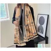 Arrive Luxury Designer Scarf For Women Men Stylish Cashmere Fl Letter Printed Scarves Soft Touch Warm Wrap Autumn Winter Long Shawl