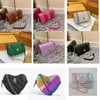 Kurt Geiger Kensington Mini Heart Chains Bag Lady Luxury Crossbody Bage Barse Handbags 5A Level Small Messenger Facs