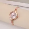 Zegarek bransoletki mody zegarek zegarek dla kobiet mały wskaźnik Dift Wystaw na rękę Idealny walentynkowy prezent urodzinowy