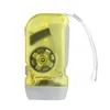 Ficklampor facklor 3 LED -handpressande dynamo vev Power Wind Up Torch Light Press Camping Lamp för utomhus