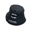 Designer bell hat czarne wiadra czapki szerokie czapki rdzeniowe sunhat