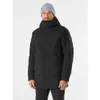 Arcterys Jack Hardshell Beta-jassen Heren Gtx Winddicht Waterdicht Capuchon Charge Coat Thermo Series Lang Dons Warm Parker Dagelijks Casual Veelzijdig Zwart Xs