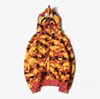 Shark hoodie designer hoodies män kvinnor sötkläder jacka haj mun mönster hoodie kamouflage tryck tröjor för manliga 47 färger kvinnor kläder asiatisk storlek s-2xl
