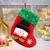 Juldekorationer Julstrumpor presentpåse Mini Candy Decoration Jul Decoration Home Gift Bag Christmas Inventory Navidad X1019