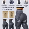 Leg Shaper Taille haute impression 3D Legging femmes Corset Shapewear femmes culottes taille formateur minceur Sport femmes Fitness course Panty Shaper 231018